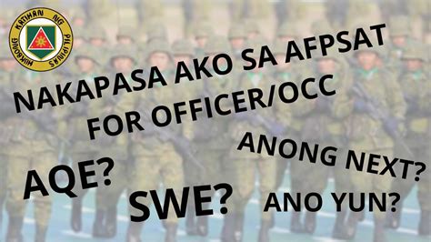 aqe and swe validity|Philippine Military Academy: Admissions Requirements .